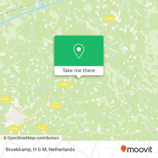 Broekkamp, H G M map