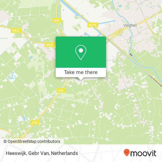 Heeswijk, Gebr Van map