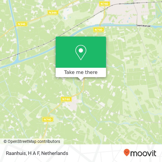 Raanhuis, H A F map