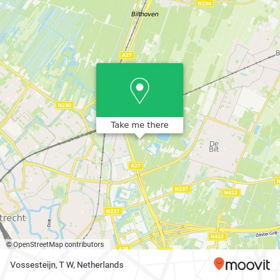 Vossesteijn, T W Karte