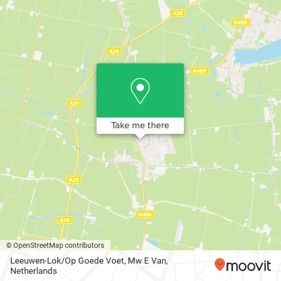 Leeuwen-Lok / Op Goede Voet, Mw E Van map