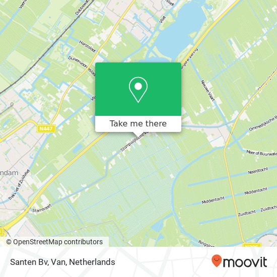 Santen Bv, Van map