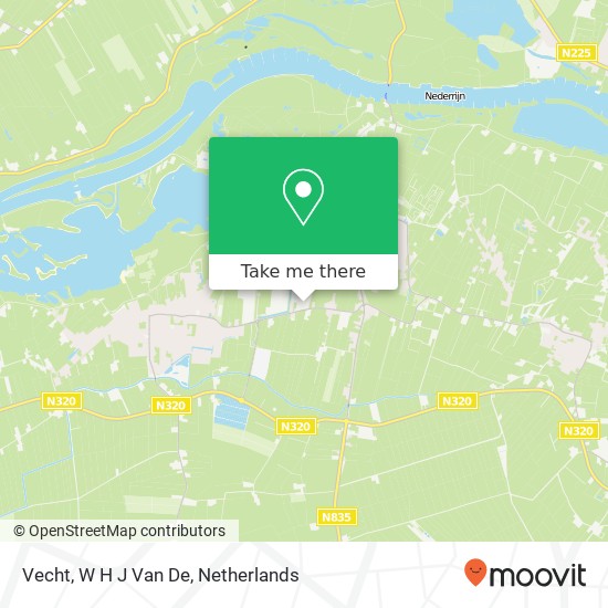 Vecht, W H J Van De map