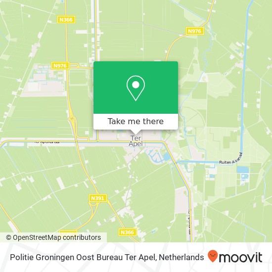 Politie Groningen Oost Bureau Ter Apel map