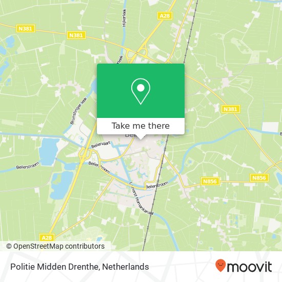 Politie Midden Drenthe Karte