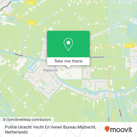 Politie Utrecht Vecht En Venen Bureau Mijdrecht Karte