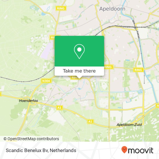 Scandic Benelux Bv map