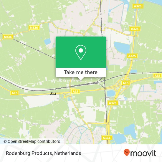 Rodenburg Products map