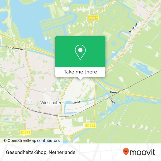 Gesundheits-Shop map