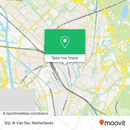 Bijl, W Van Der map