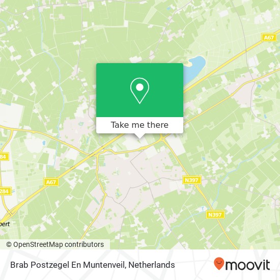 Brab Postzegel En Muntenveil map