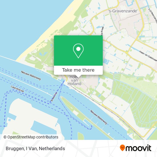 Bruggen, I Van map