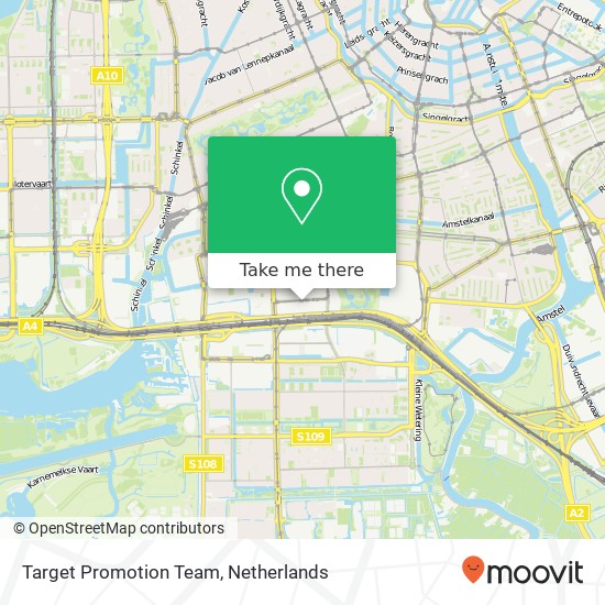 Target Promotion Team map