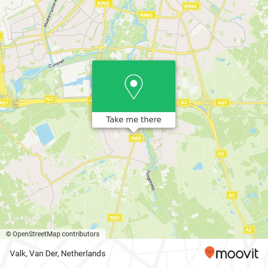 Valk, Van Der map