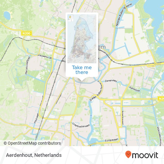Aerdenhout map
