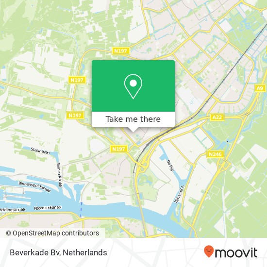 Beverkade Bv map