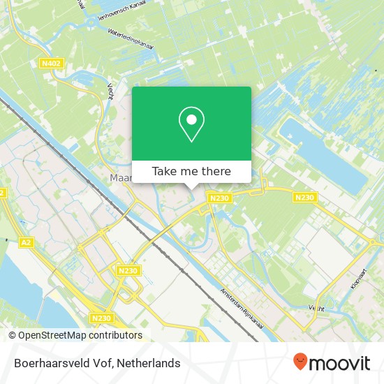 Boerhaarsveld Vof map