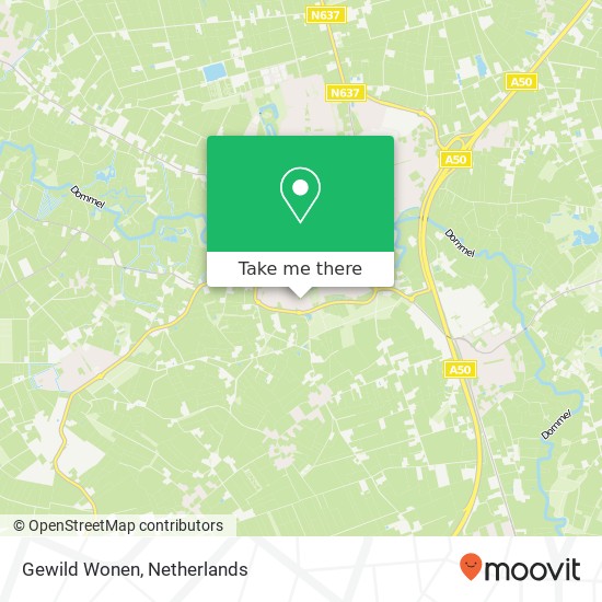 Gewild Wonen map