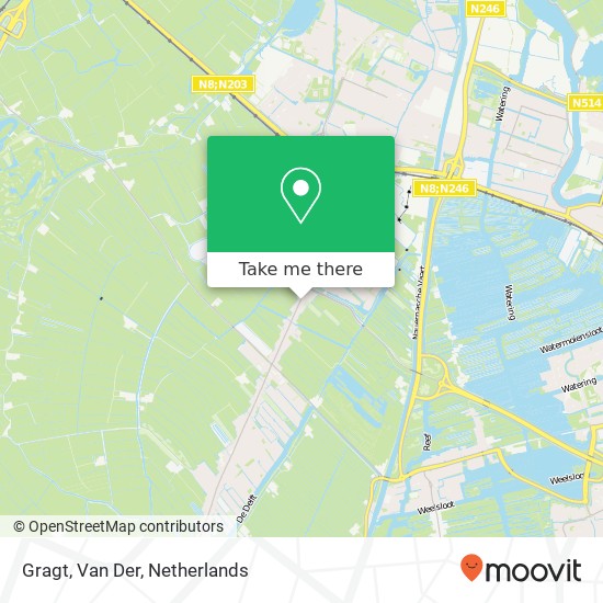 Gragt, Van Der map