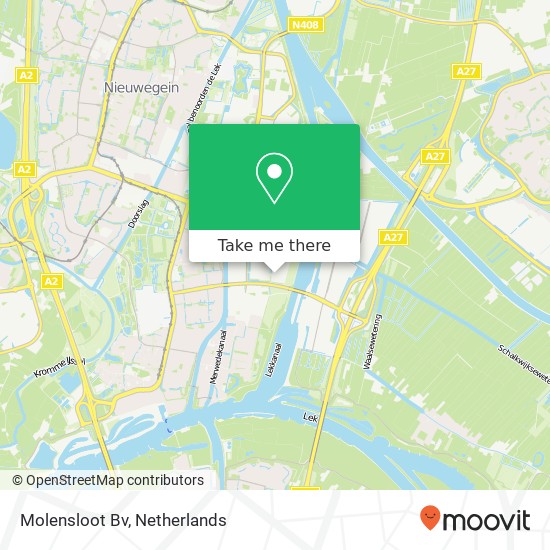 Molensloot Bv map