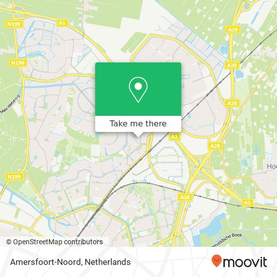 Amersfoort-Noord map