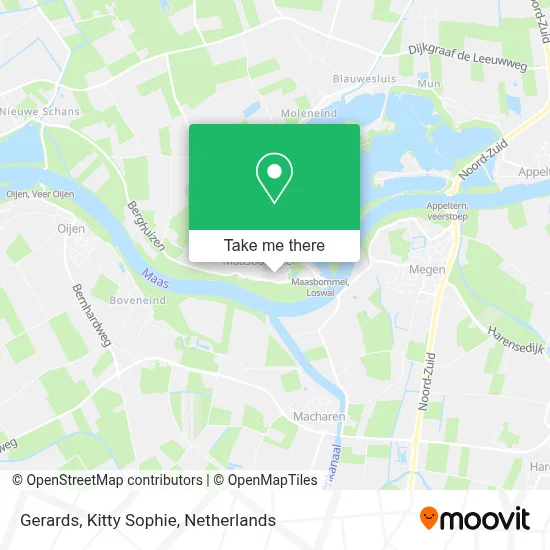 Gerards, Kitty Sophie map