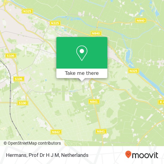 Hermans, Prof Dr H J M map