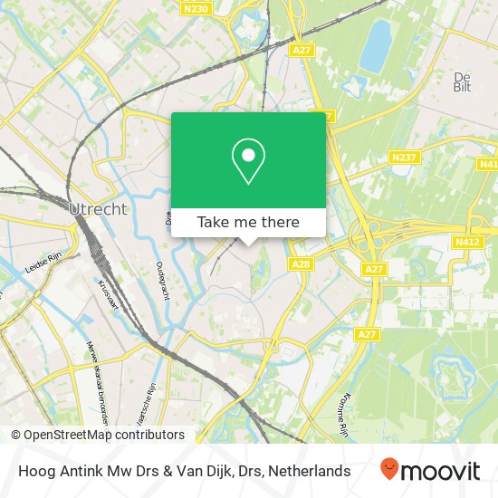 Hoog Antink Mw Drs & Van Dijk, Drs map
