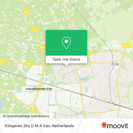 Klingeren, Drs G M A Van map