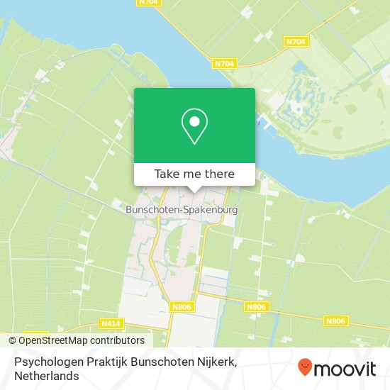 Psychologen Praktijk Bunschoten Nijkerk map