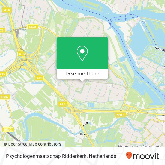 Psychologenmaatschap Ridderkerk map