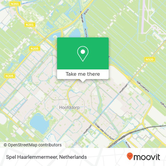 Spel Haarlemmermeer Karte