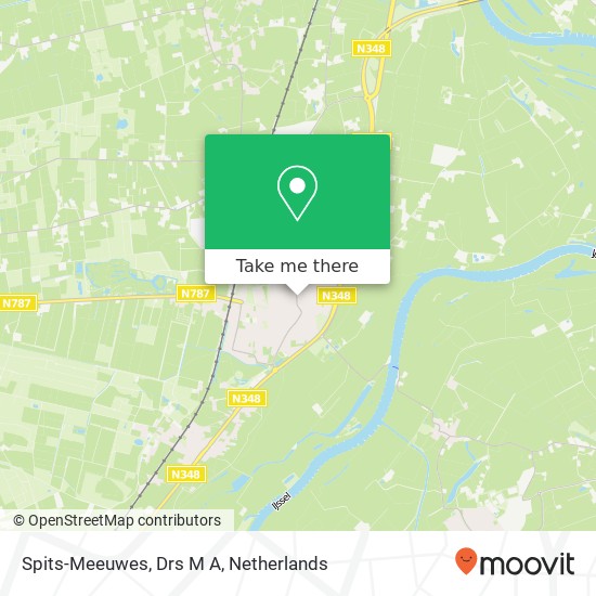 Spits-Meeuwes, Drs M A map