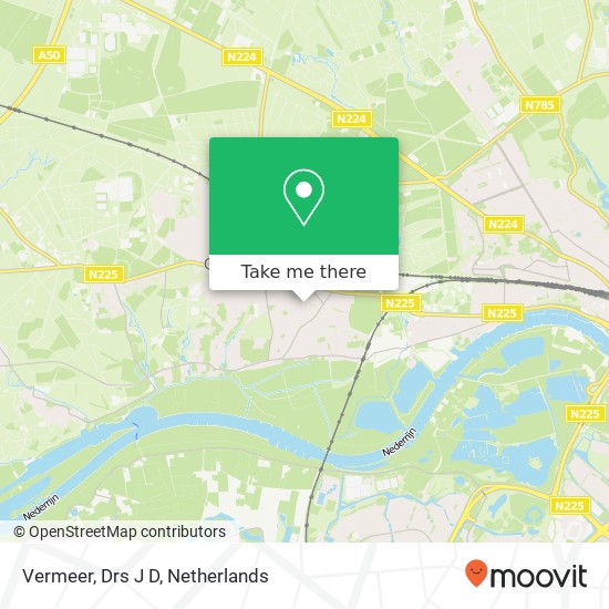 Vermeer, Drs J D map