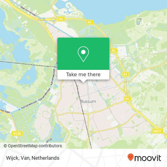 Wijck, Van map