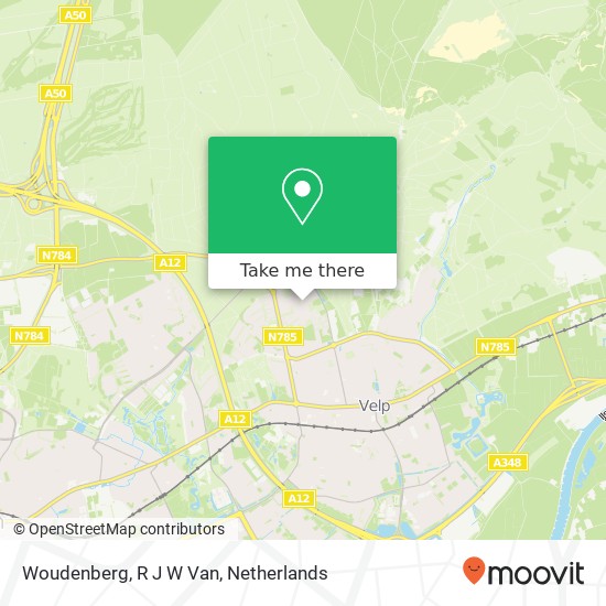 Woudenberg, R J W Van map