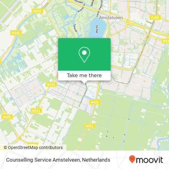 Counselling Service Amstelveen map