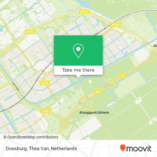 Doesburg, Thea Van map