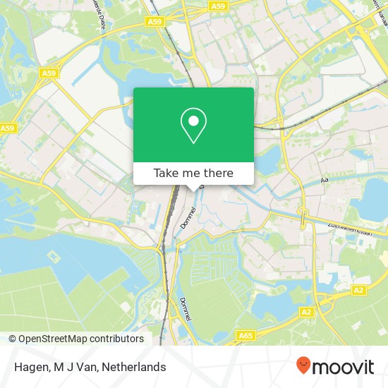 Hagen, M J Van map