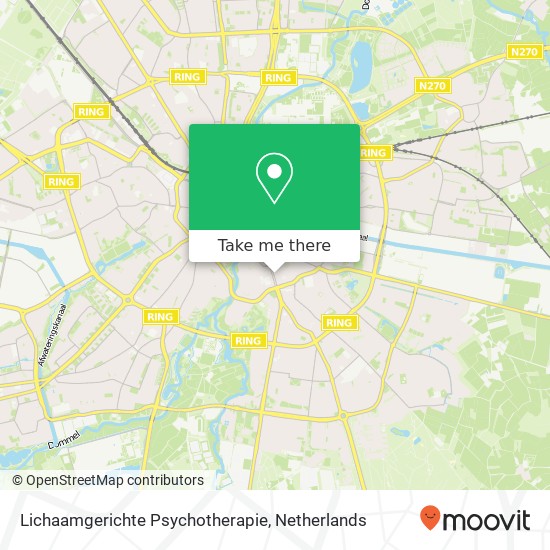 Lichaamgerichte Psychotherapie map