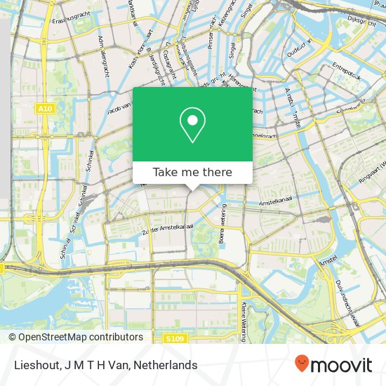 Lieshout, J M T H Van map