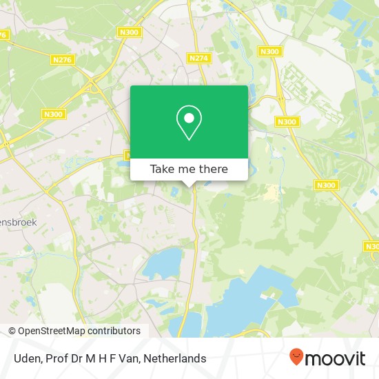 Uden, Prof Dr M H F Van map