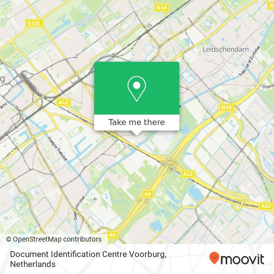 Document Identification Centre Voorburg Karte