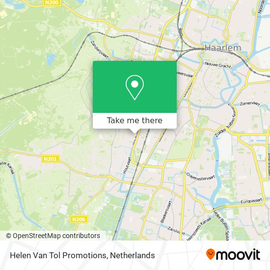 Helen Van Tol Promotions map