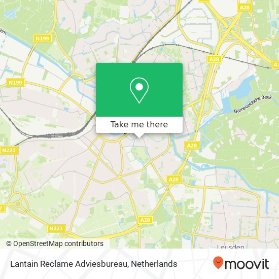 Lantain Reclame Adviesbureau map