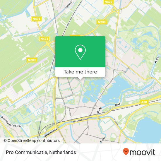 Pro Communicatie map