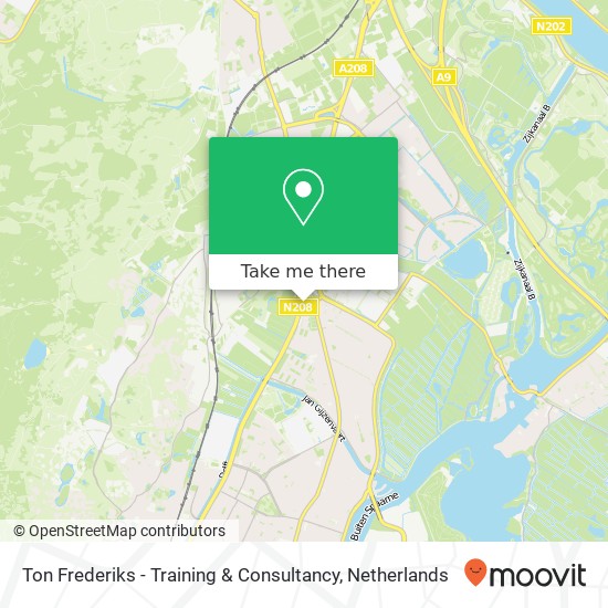 Ton Frederiks - Training & Consultancy map
