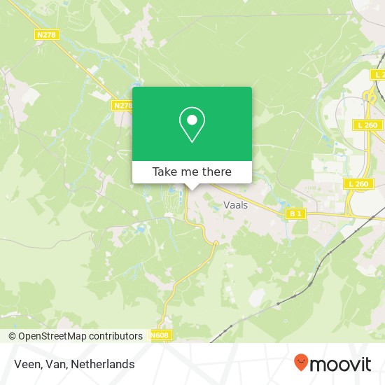 Veen, Van map