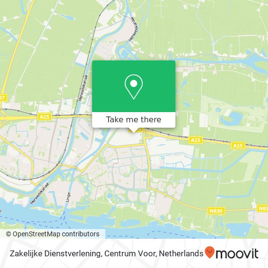 Zakelijke Dienstverlening, Centrum Voor map