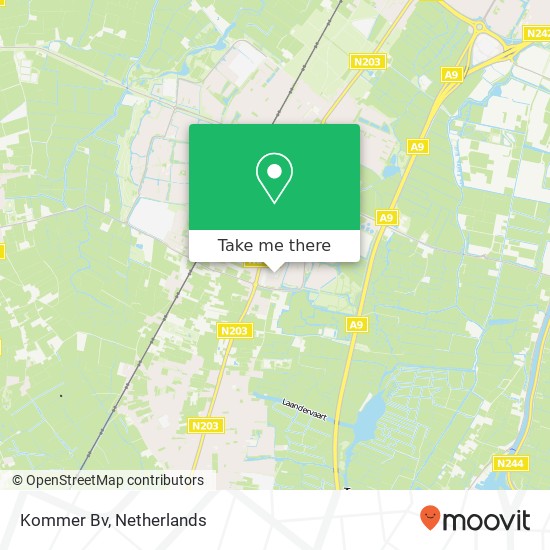 Kommer Bv map